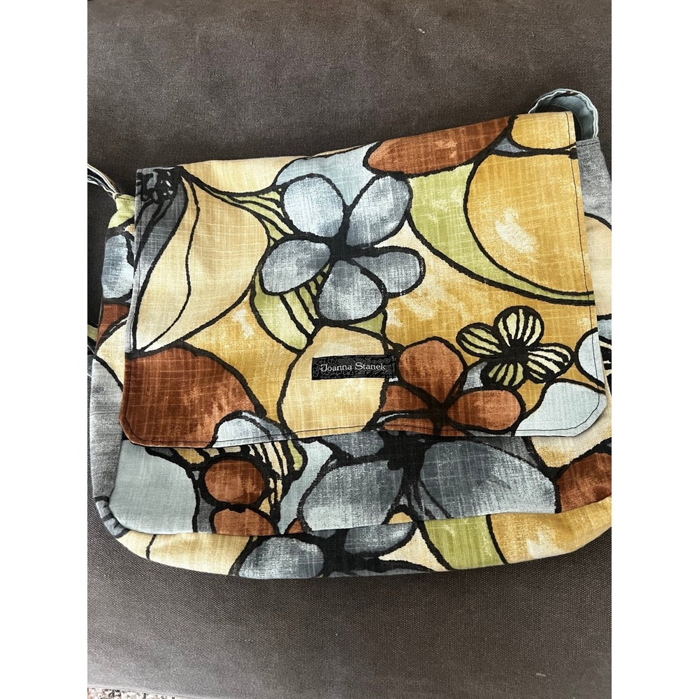 Joanna Stanek Retro Floral Print Messenger crossbody bag